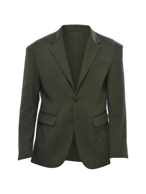 DSQUARED2 single-breasted logo-print blazer