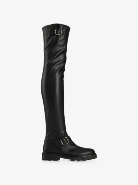 Jimmy Choo Biker KB buckle-detail boots