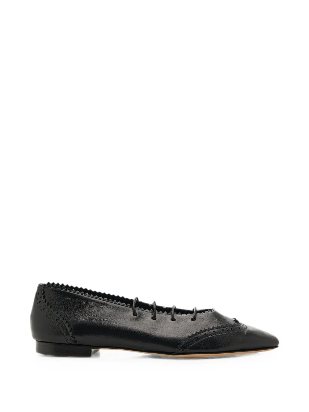 Jimmy Choo Margot lace-up ballet flats - Nero