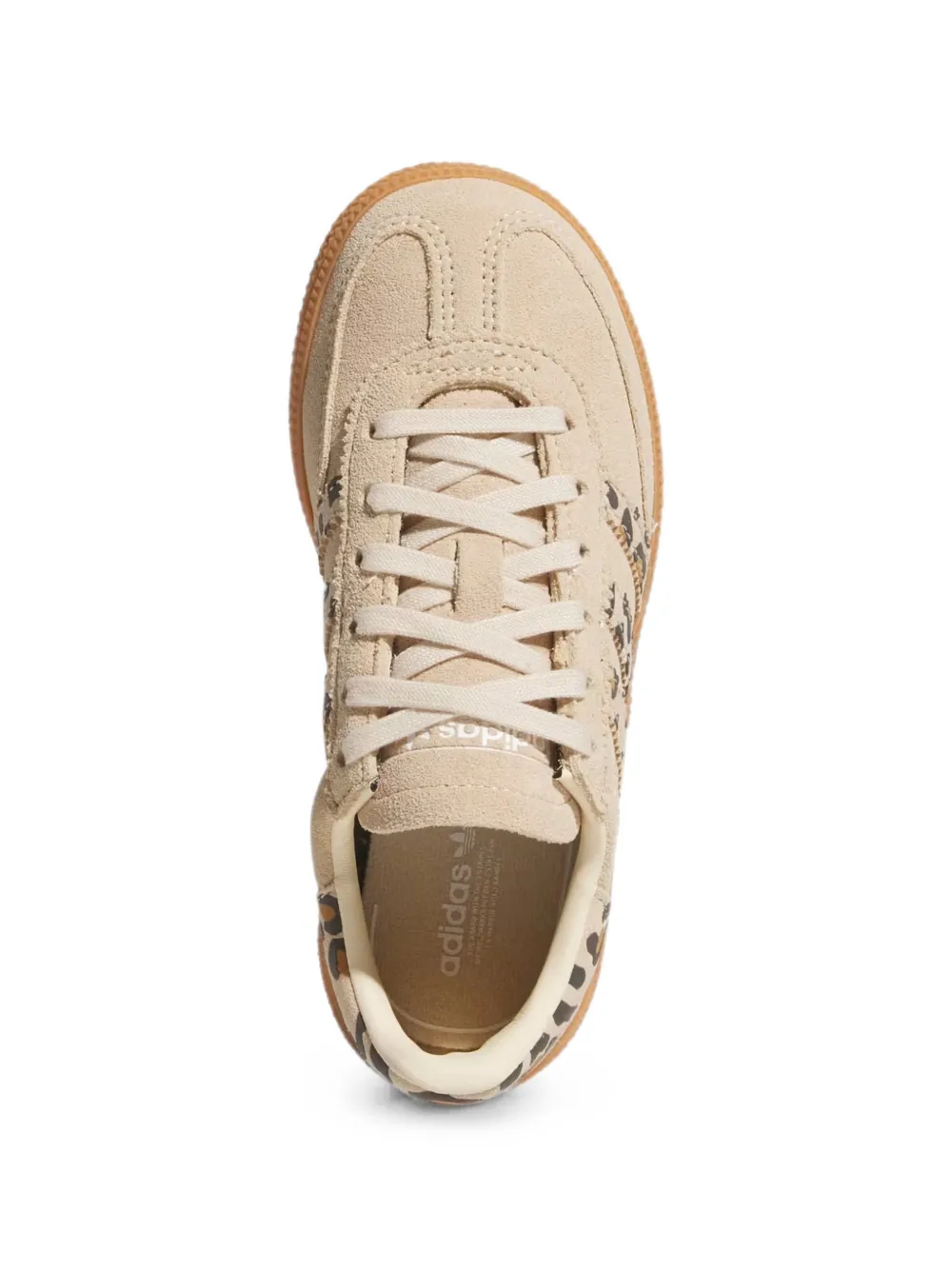 adidas Handball Spezial leopard-print sneakers Beige