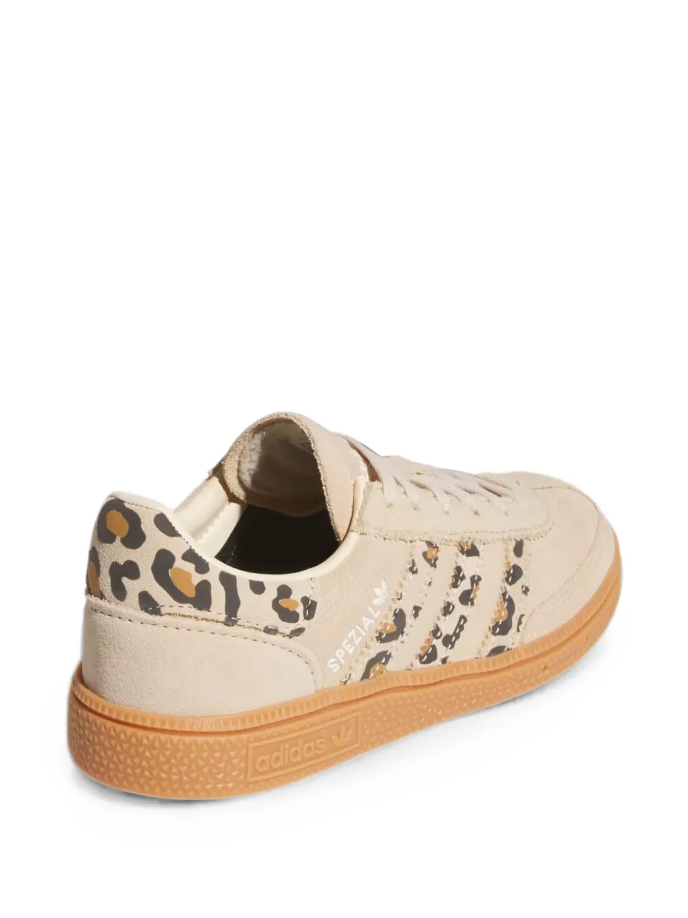 adidas Handball Spezial leopard-print sneakers Beige