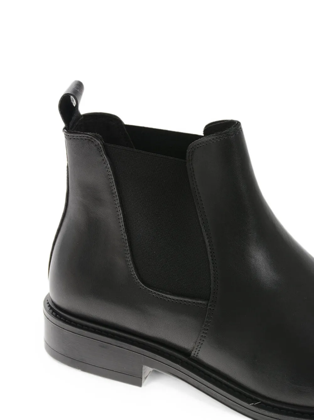 Amedeo Testoni elasticated-side leather Chelsea boots Zwart