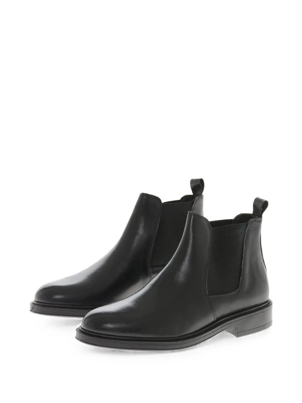 Amedeo Testoni elasticated-side leather Chelsea boots Zwart