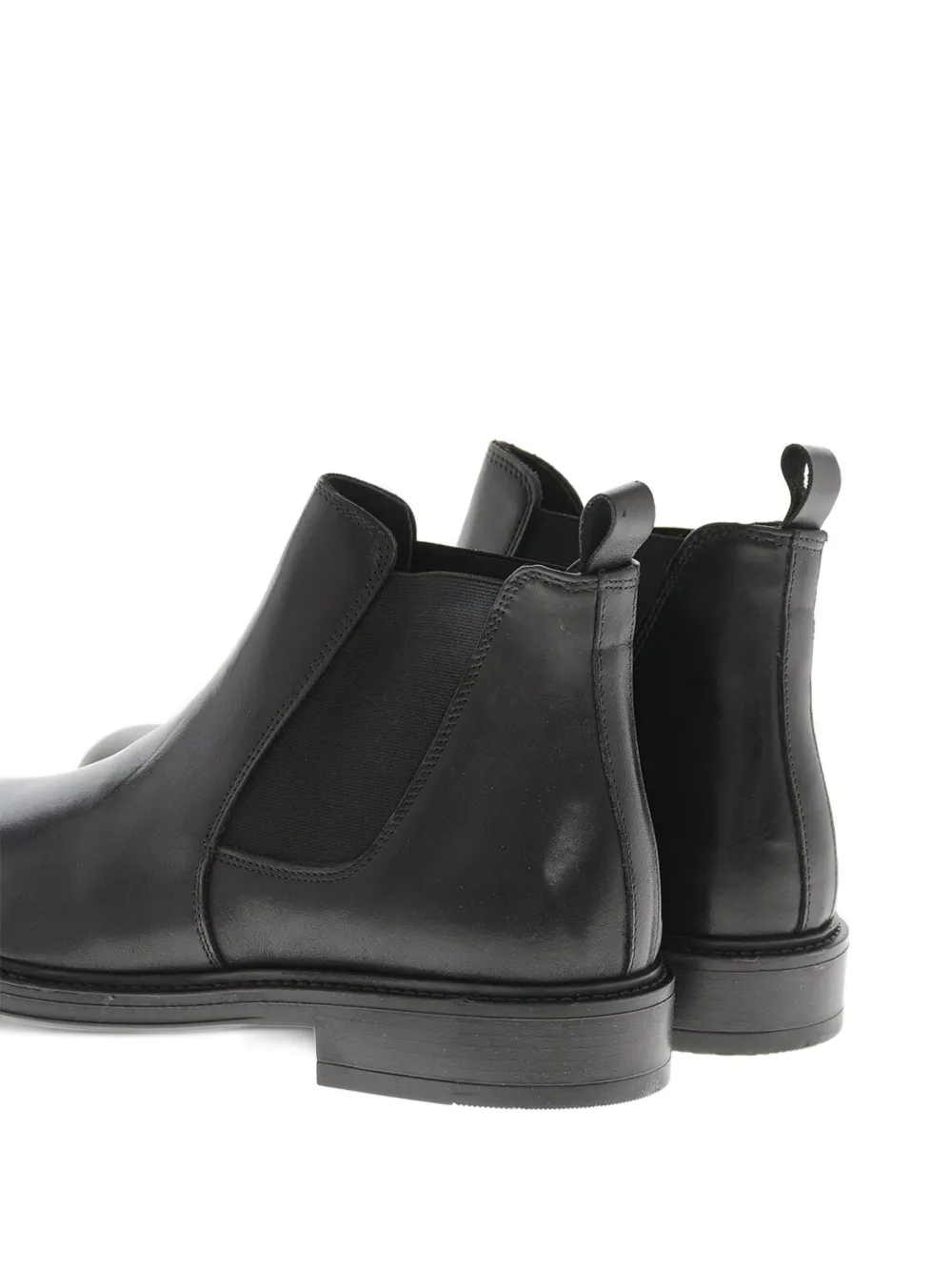 Amedeo Testoni elasticated-side leather Chelsea boots Zwart