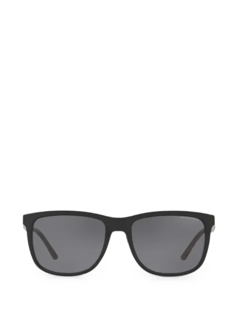 Armani Exchange tortoiseshell-effect rectangle-frame sunglasses