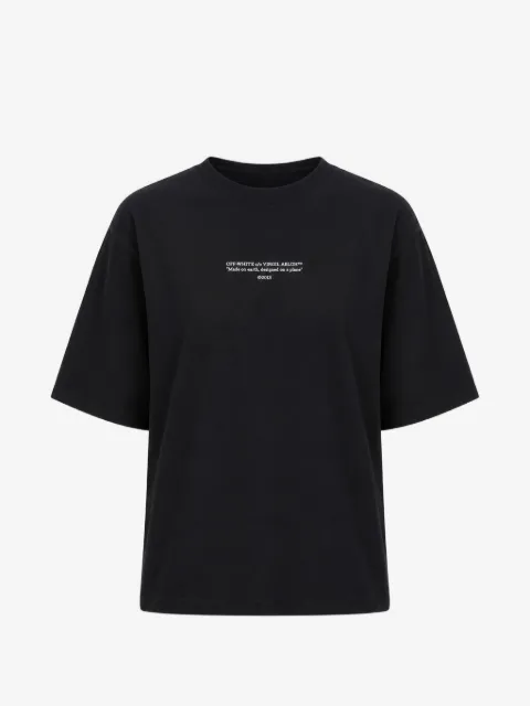 Off-White logo-print boxy T-shirt