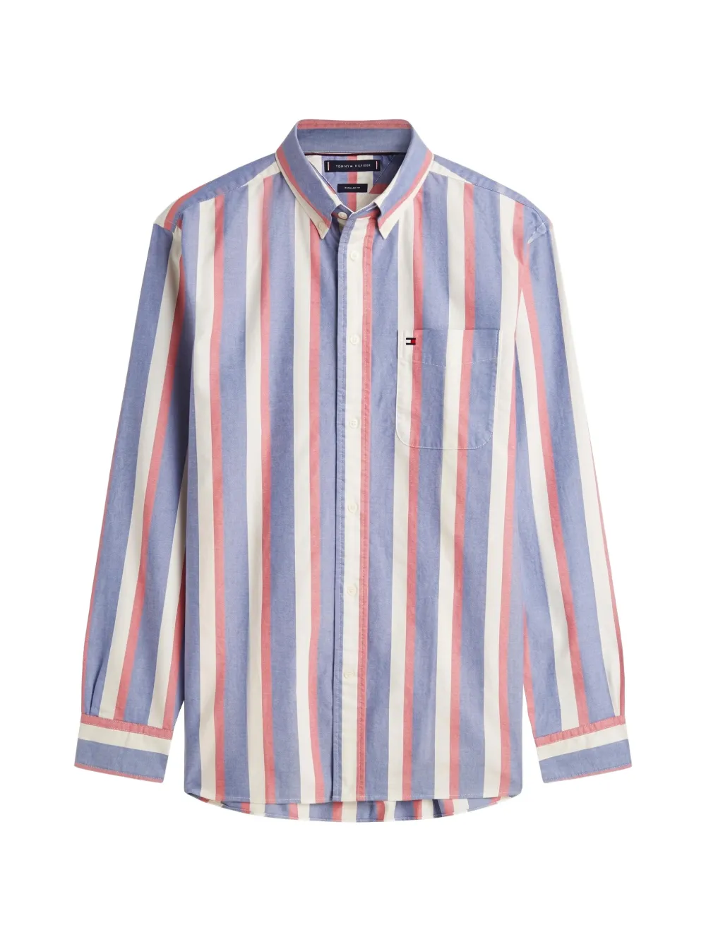 Tommy Hilfiger Camicia Heritage Oxford a righe - Blu