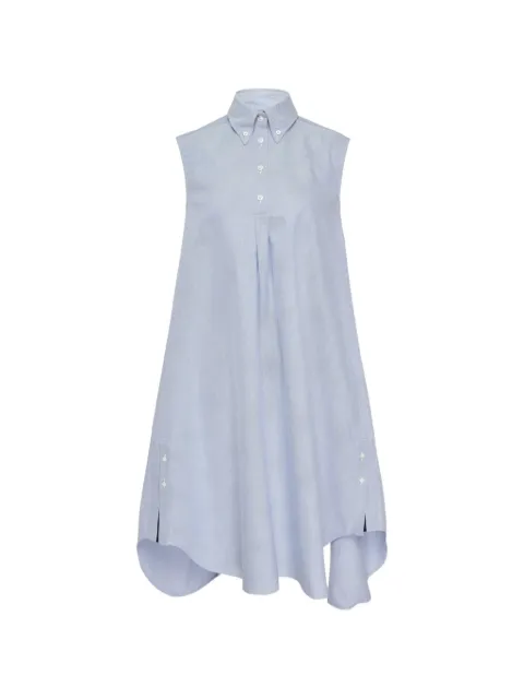 Thom Browne sleeveless oversized shirt midi dress