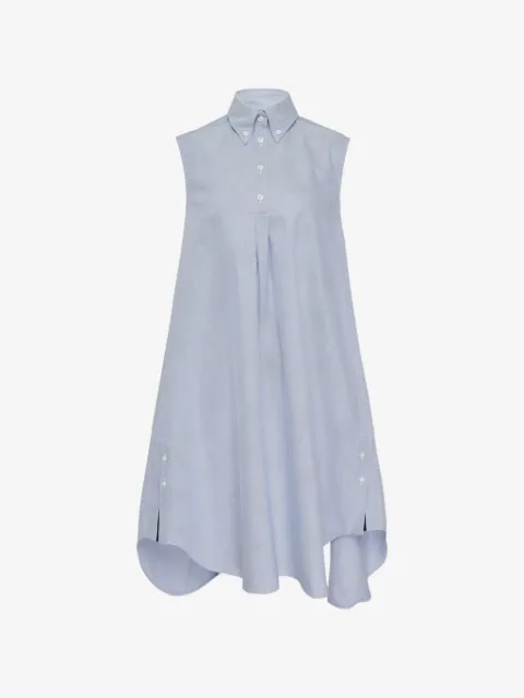 Thom Browne sleeveless oversized shirt midi dress