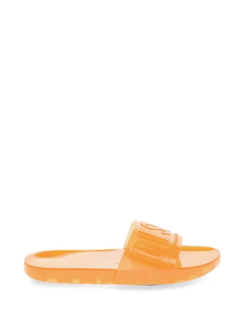 Diesel logo-embossed slides