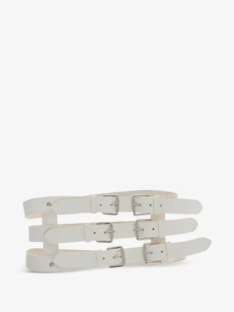 DSQUARED2 leather bustier belt