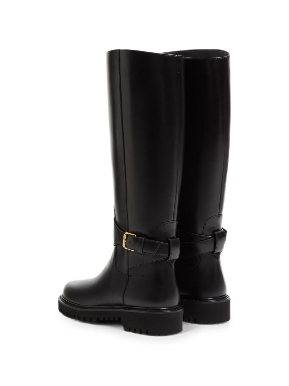 Valentino Garavani VLogo Signature buckle-detail boots Zwart