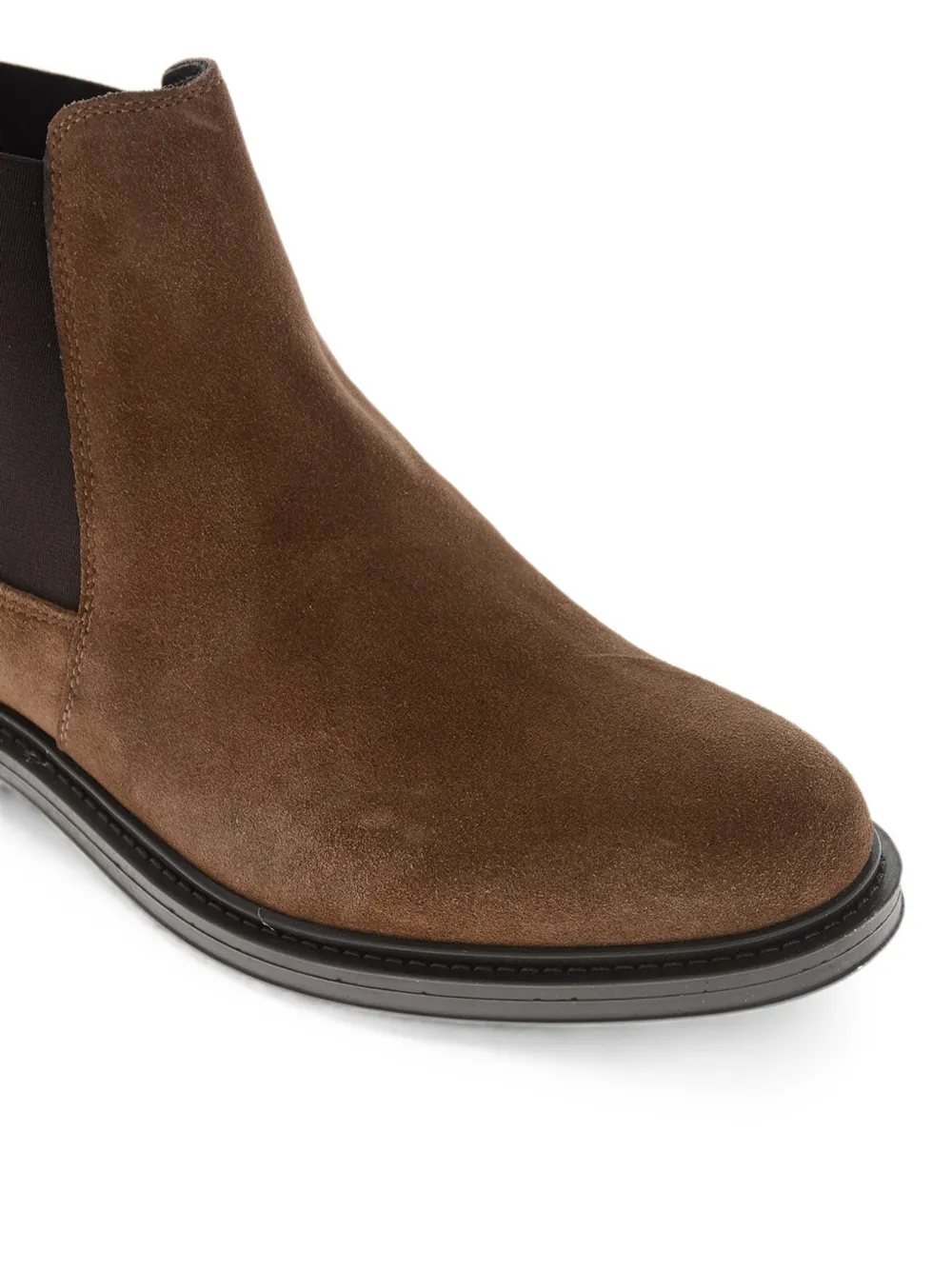 Amedeo Testoni suede Chelsea boots Bruin