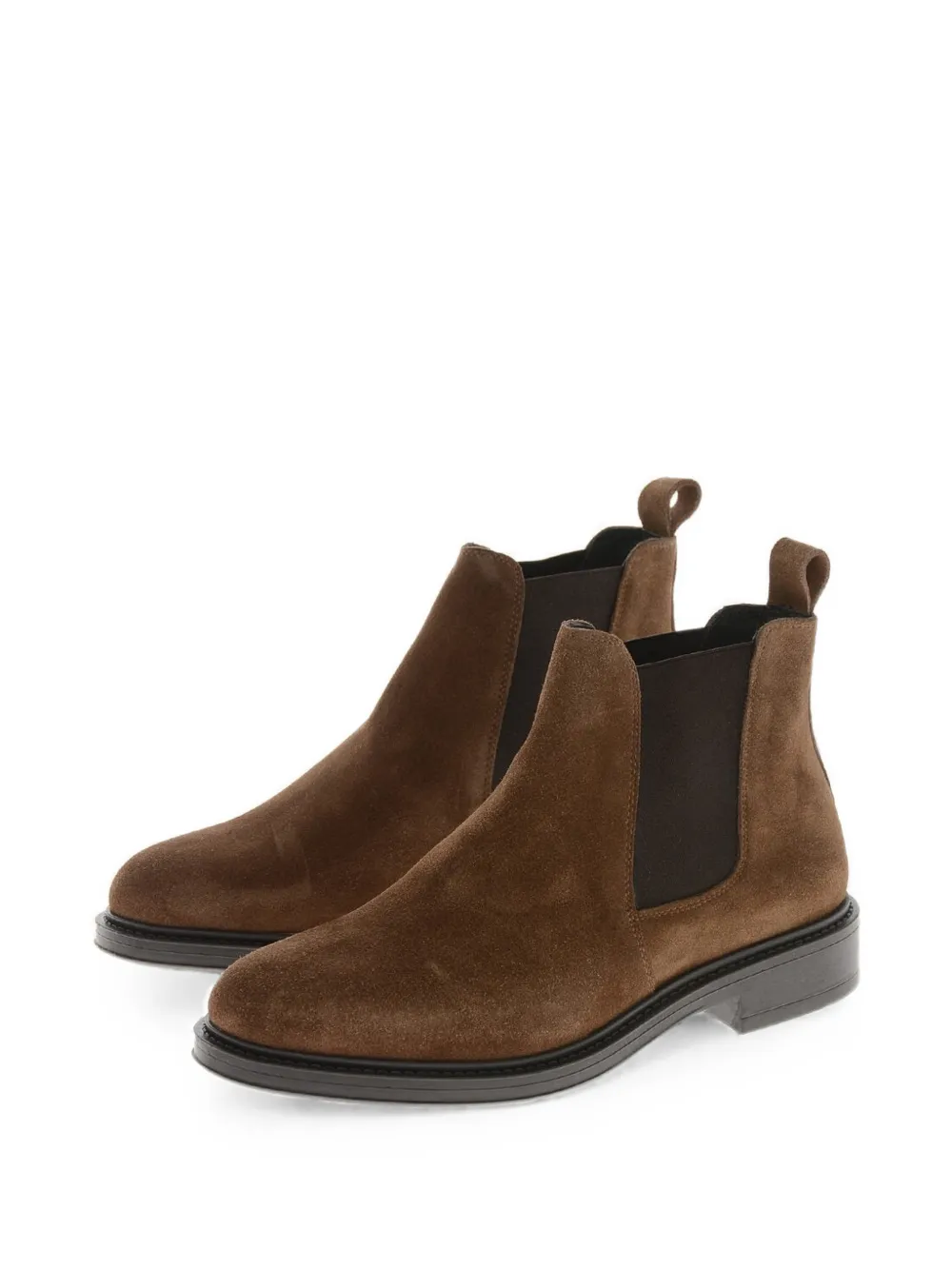 Amedeo Testoni suede Chelsea boots Bruin
