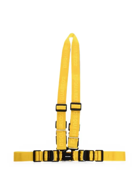 DSQUARED2 logo-embroidered harness belt