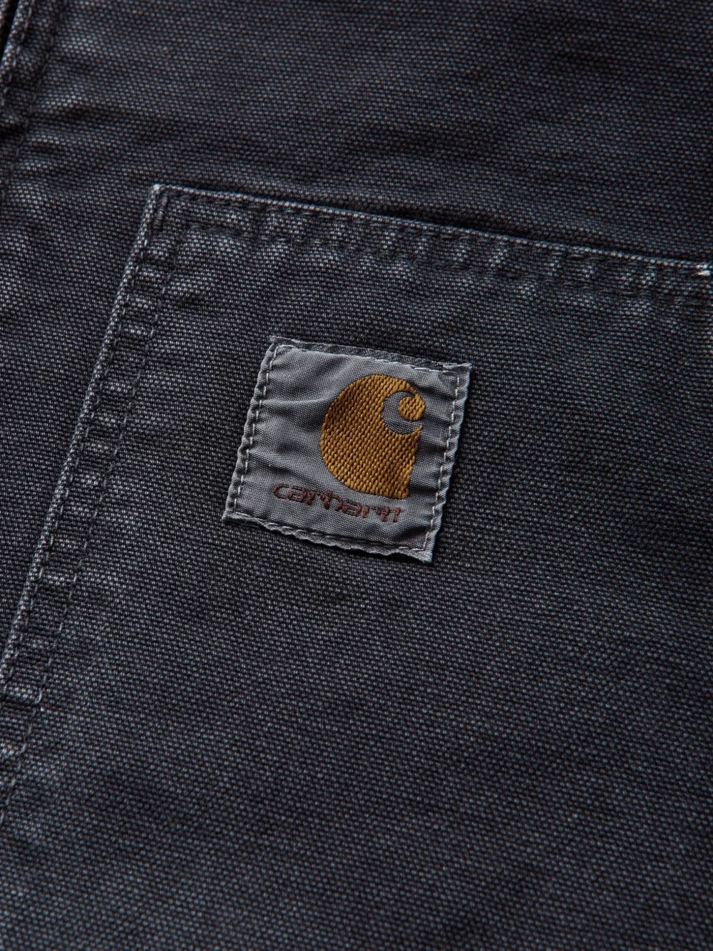 Carhartt WIP Jack met logopatch Grijs