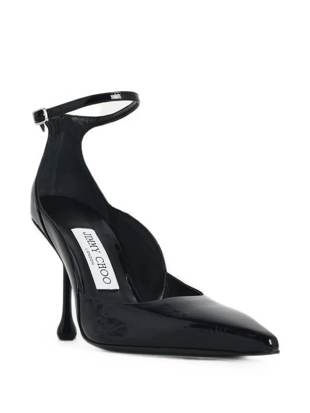 Jimmy Choo Quinci patent-finish pumps Zwart