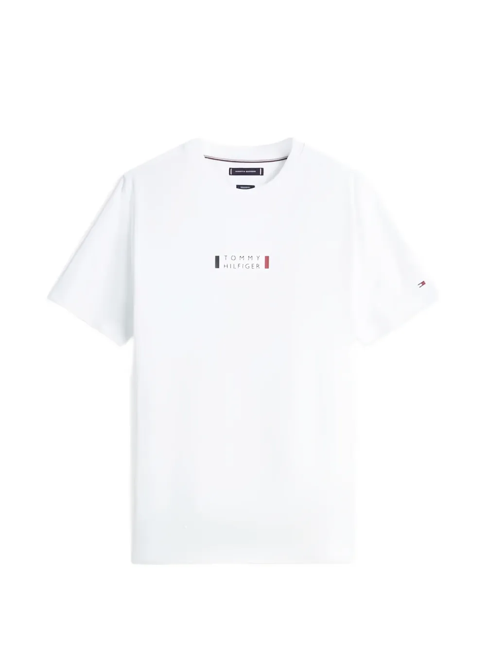 Tommy Hilfiger T-Shirt mit Logo-Print - Weiß
