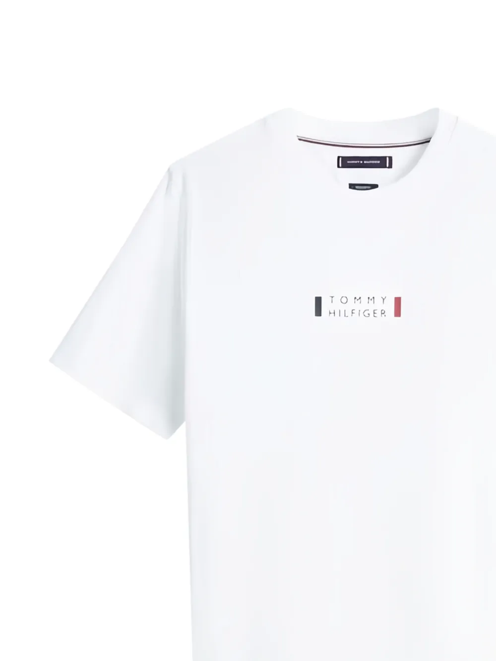 Tommy Hilfiger Katoenen T-shirt met logoprint Wit