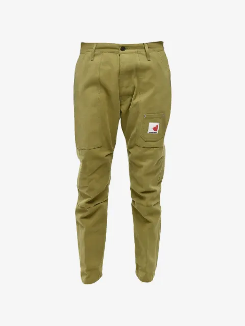 DSQUARED2 logo-patch panelled trousers