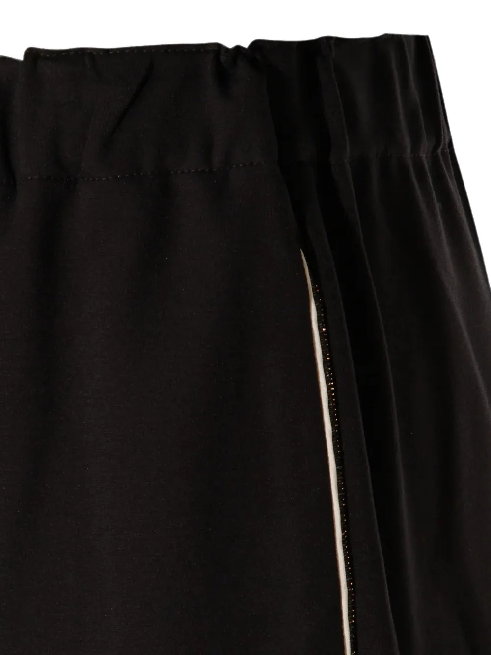 Fabiana Filippi Monili broek met wijde pijpen en kettingdetail Blauw