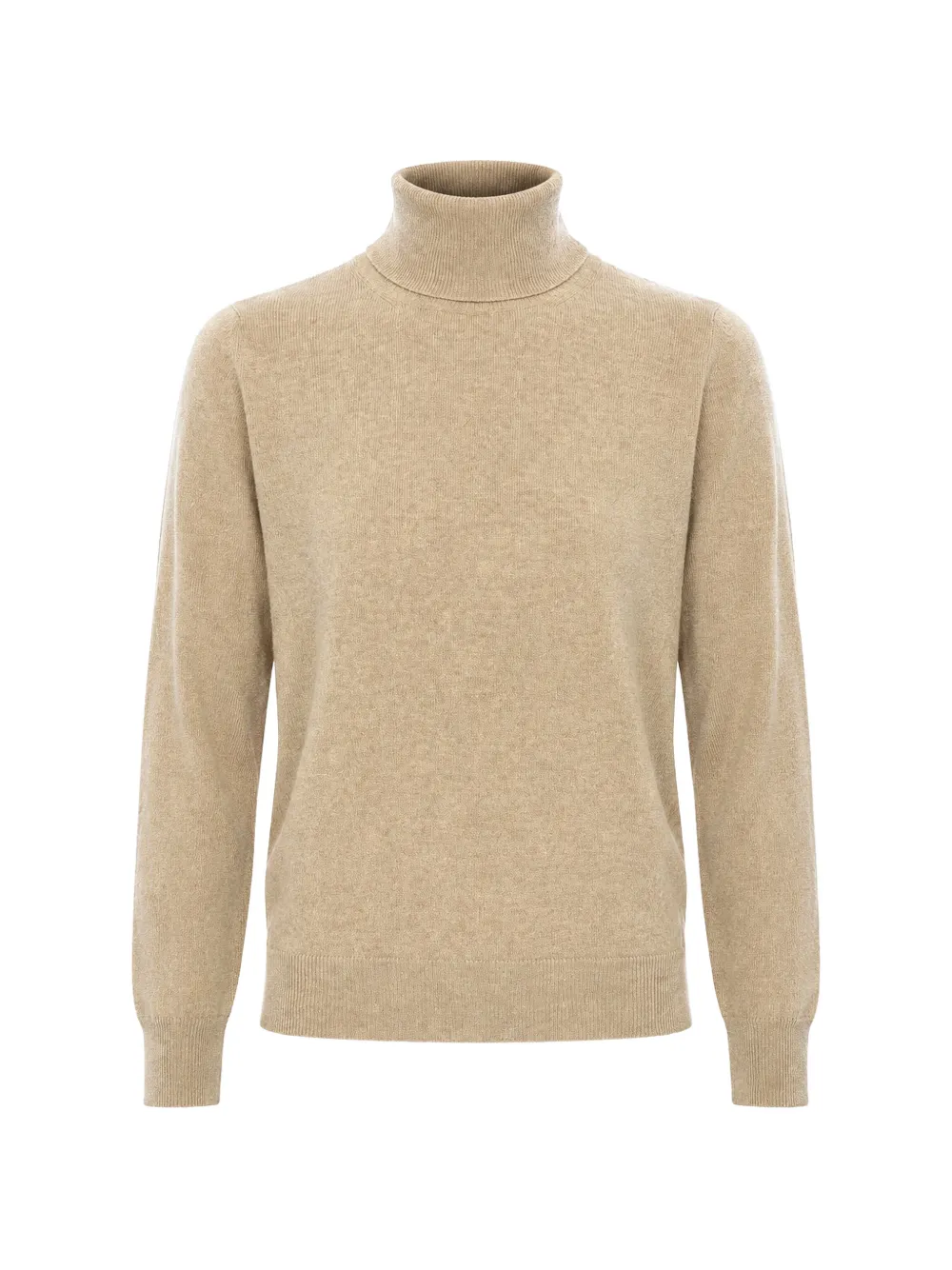 Malo roll-neck knitted sweater - Nude