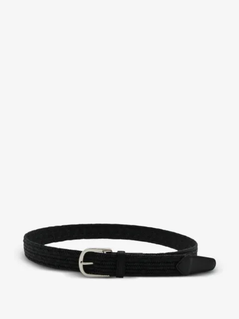 Canali woven leather belt
