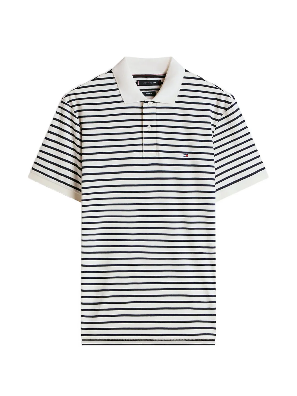 Tommy Hilfiger striped polo shirt - Bianco