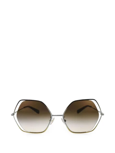 Coach geometric-frame sunglasses