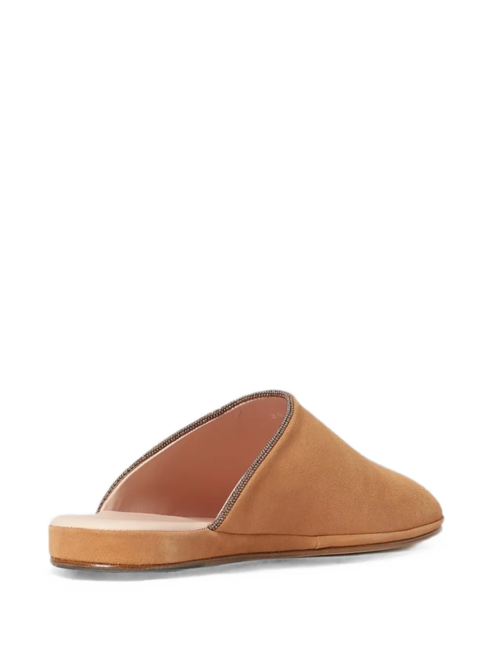 Fabiana Filippi Suède muiltjes Beige