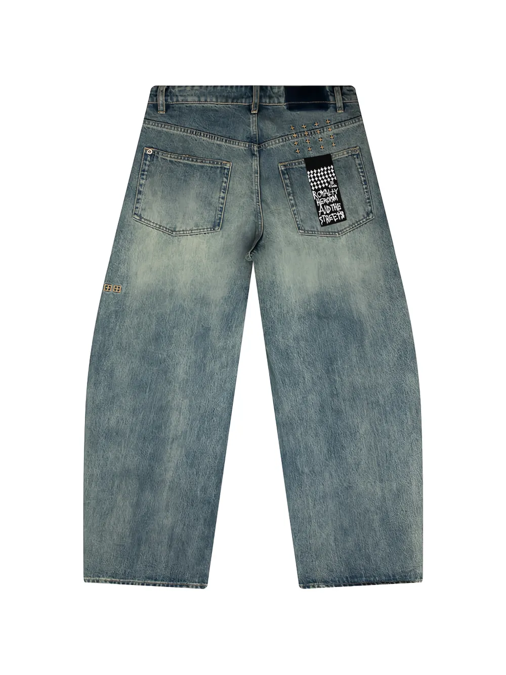Ksubi Vortels Astral Sott denim jeans Blauw