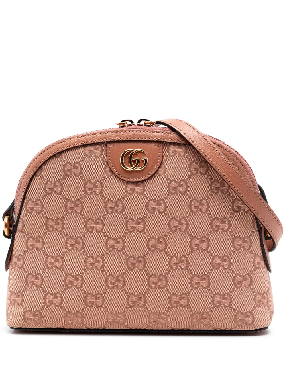 Gucci Pre-Owned 2016-2026 Small GG Canvas Ophidia Dome crossbody bag - Rosa