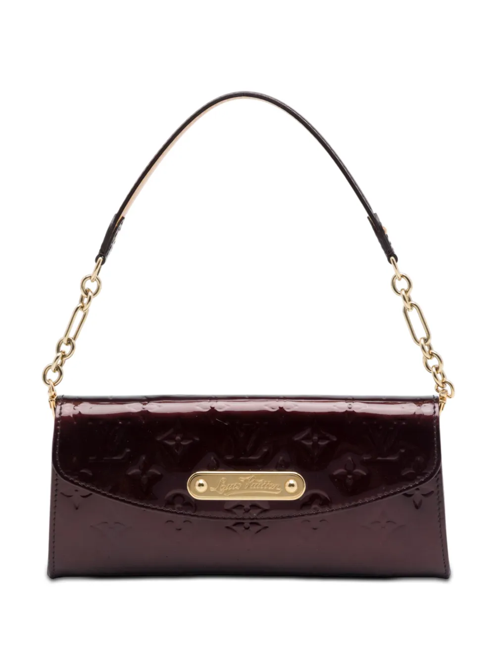 Louis Vuitton Pre-Owned 2008 Monogram Vernis Sunset Boulevard shoulder bag - Viola