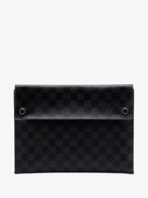 Louis Vuitton Pre-Owned pochette Damier Graphite Alpha Pochette GM (2020)