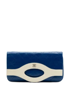 CHANEL Pre-Owned 1996-1997 ココマーク デニム バニティバッグ