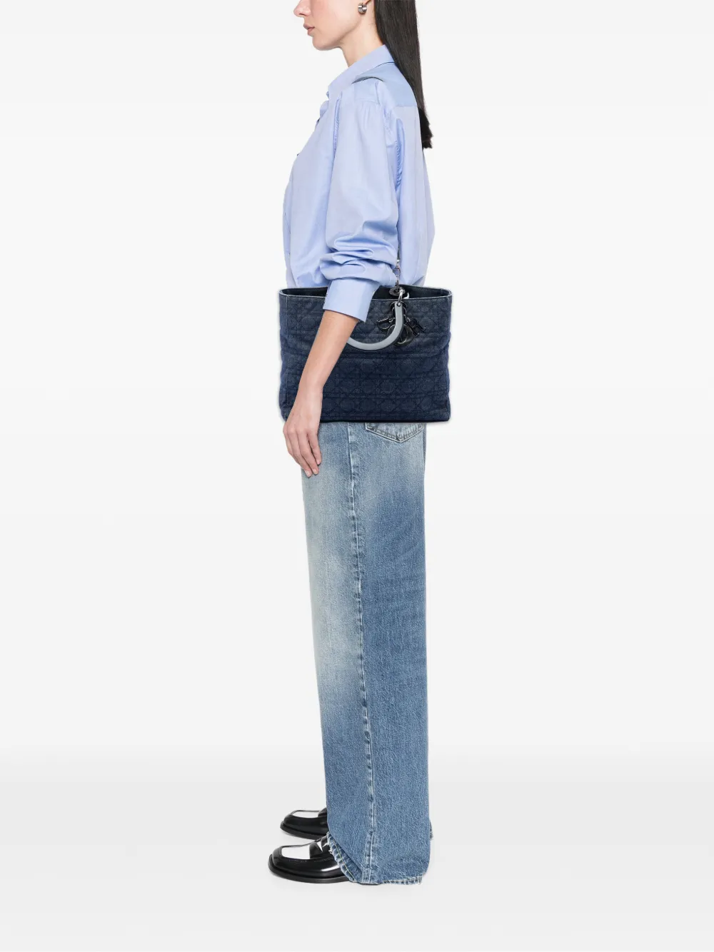 Christian Dior Pre-Owned 1999 ラージ デニム カナージュ レディ