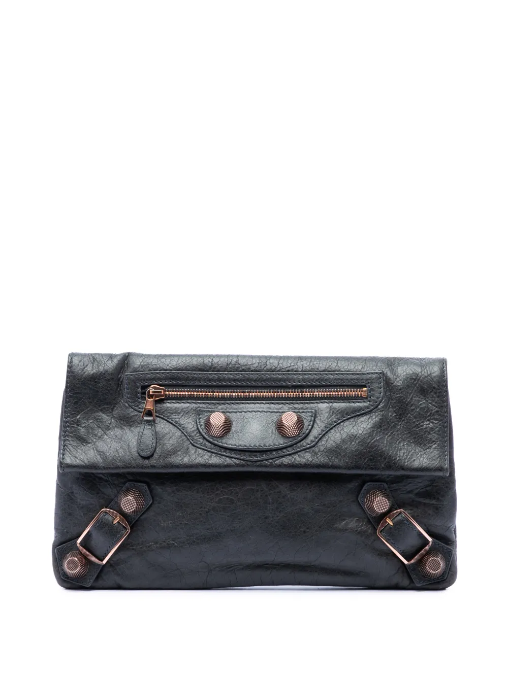 Balenciaga Pre-Owned Clutch a busta Motocross Giant 21 2005-2026 - Blu
