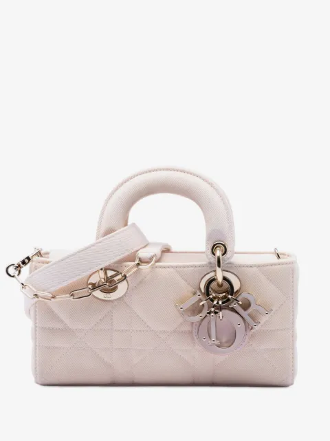 Christian Dior Pre-Owned 2024 Small Denim Macrocannage Lady D Joy satchel