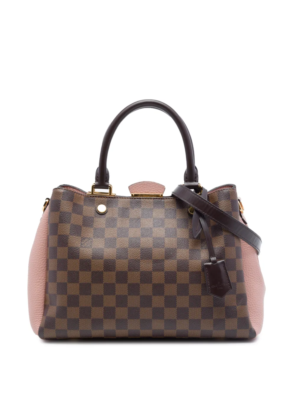 Louis Vuitton Pre-Owned 2016 Damier Ebene Brittany satchel - Marrone