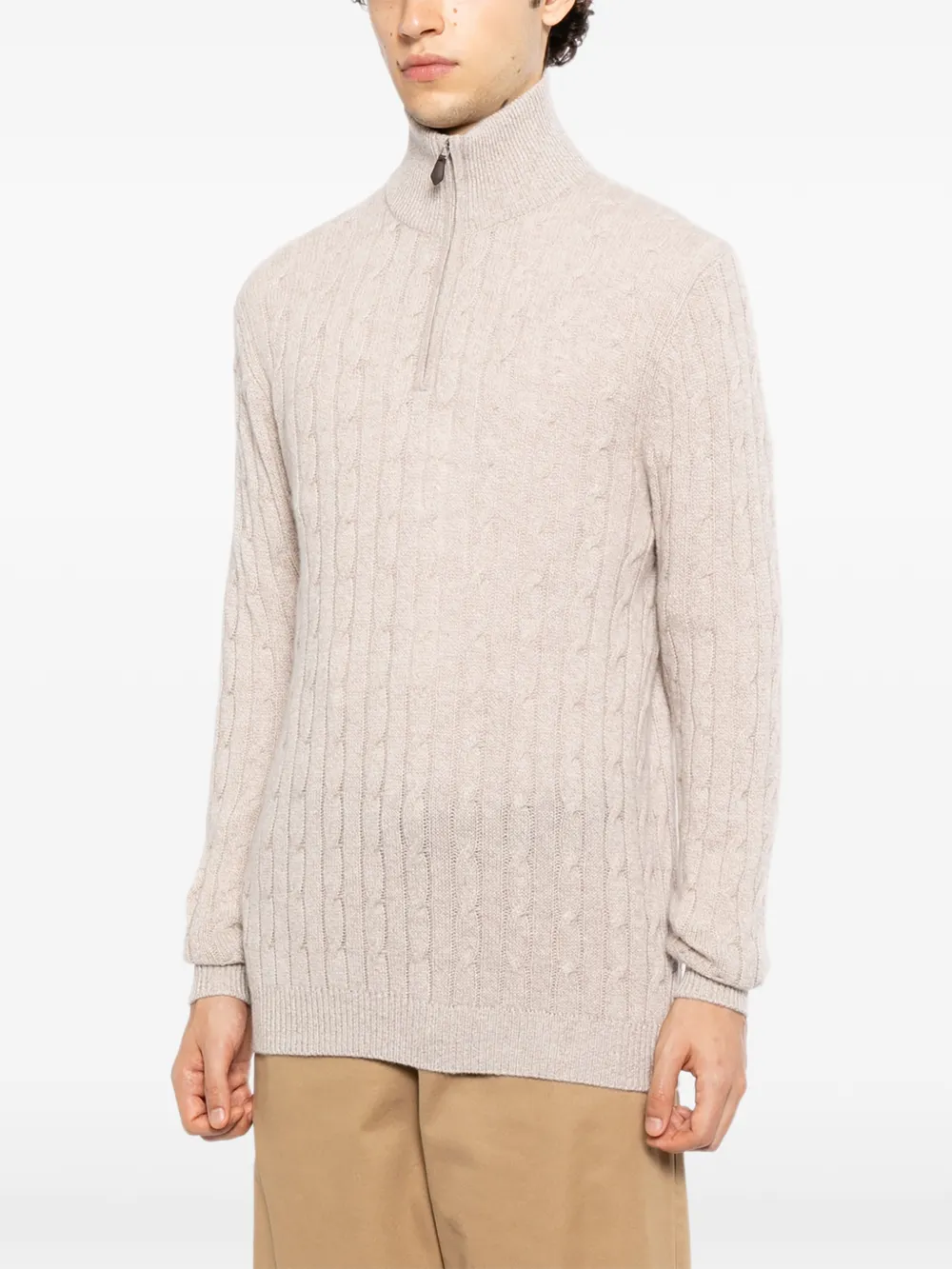 N.Peal Albemarle sweater Beige