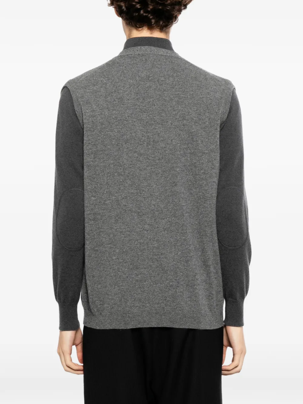 N.Peal Kasjmier vest Grijs