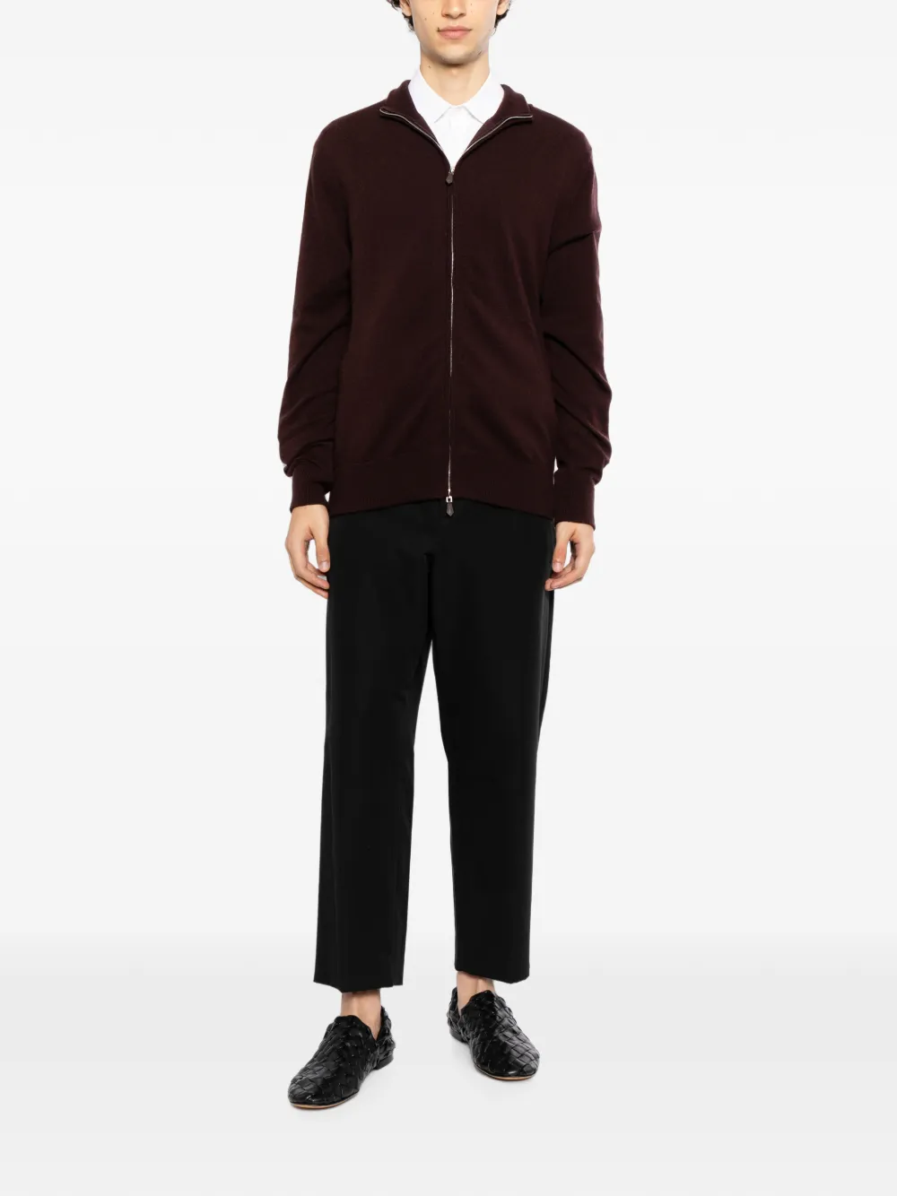 N.Peal Knightsbridge vest Paars