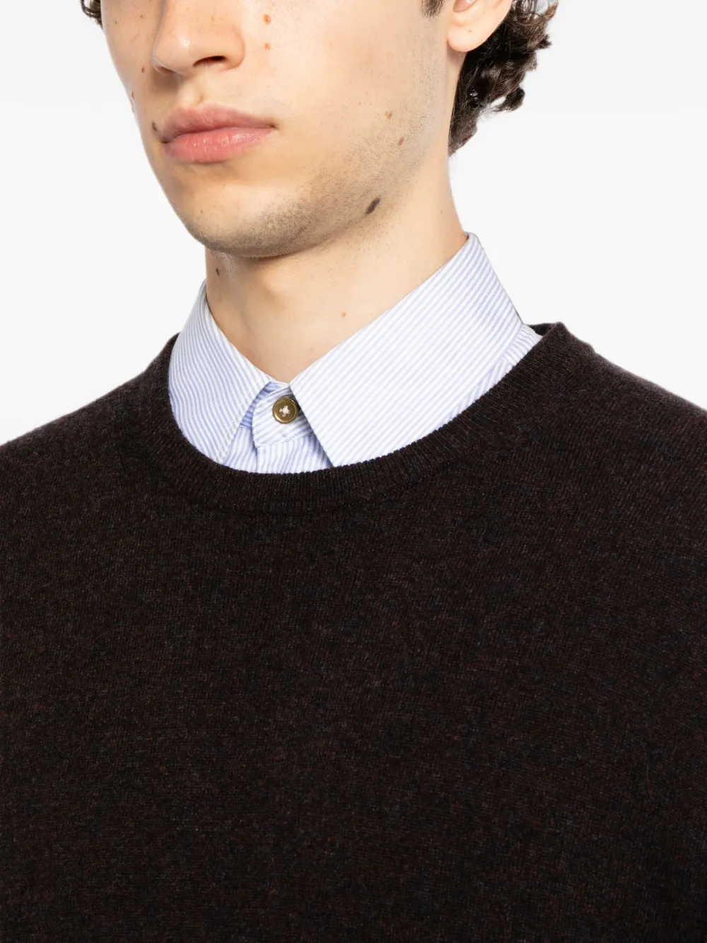 N.Peal Oxford trui Bruin