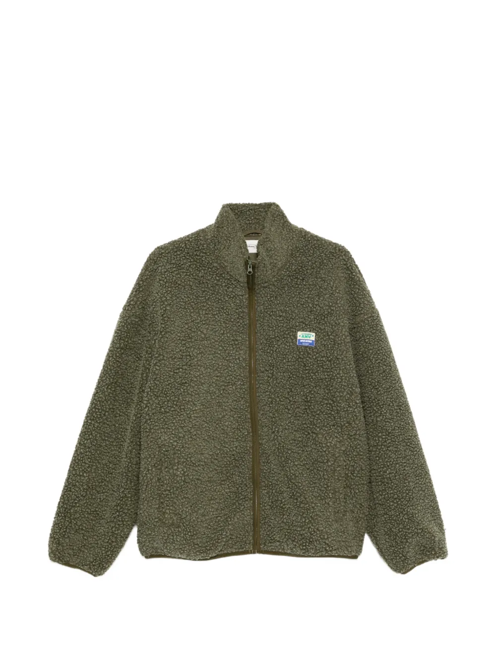 American Vintage Hoktown logo-patch sweatshirt - Verde