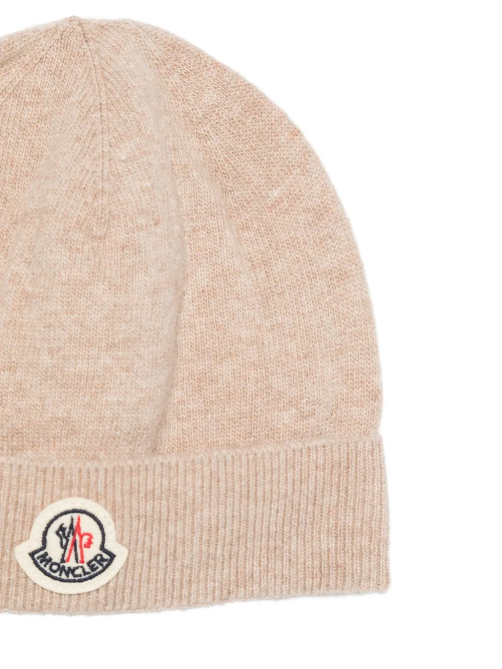 Moncler Enfant Muts en vest met geborduurd logo Beige
