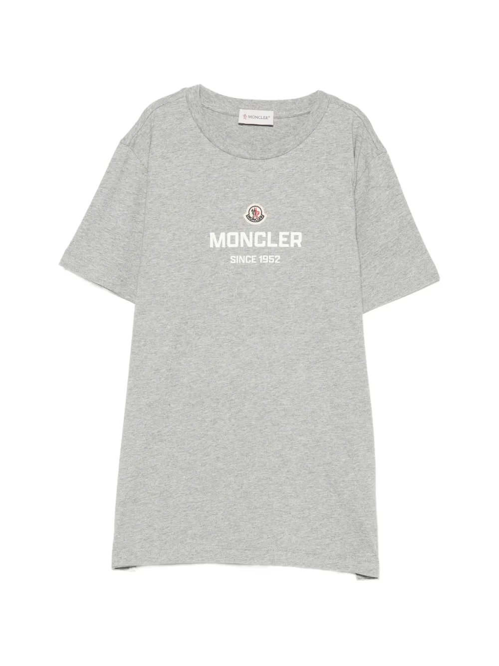 Moncler Enfant T-shirt met logoprint Grijs