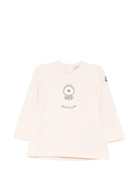 Moncler Enfant Langarmshirt mit grafischem Print