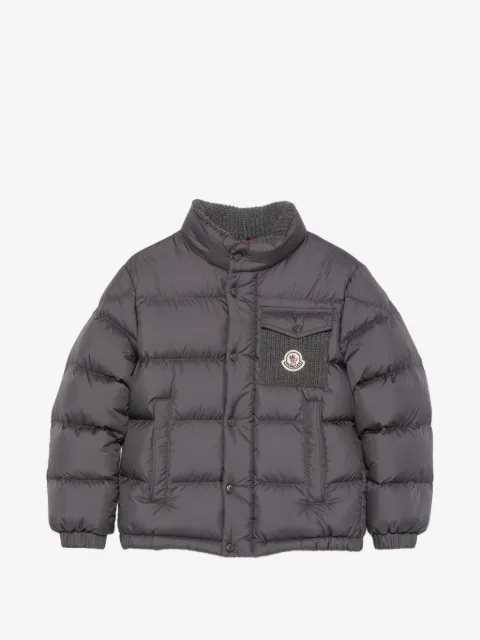 Moncler Enfant Jarek quilted knit-panel coat