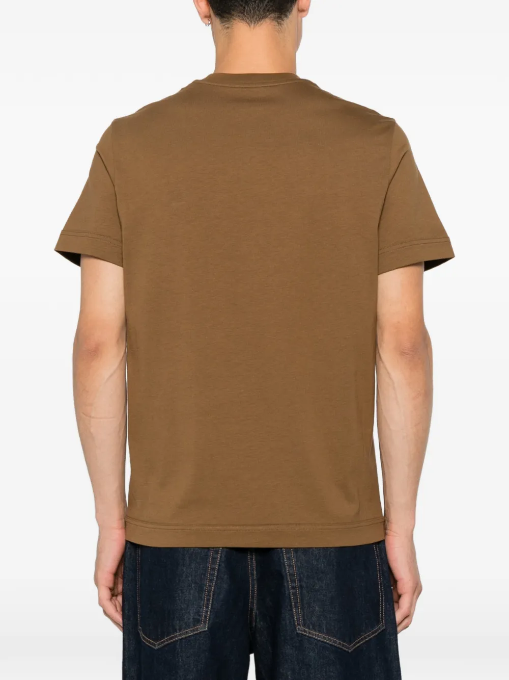 Moncler logo-patch T-shirt Bruin