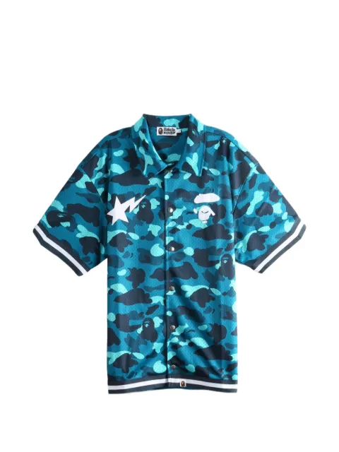 A BATHING APE® camo-print shirt